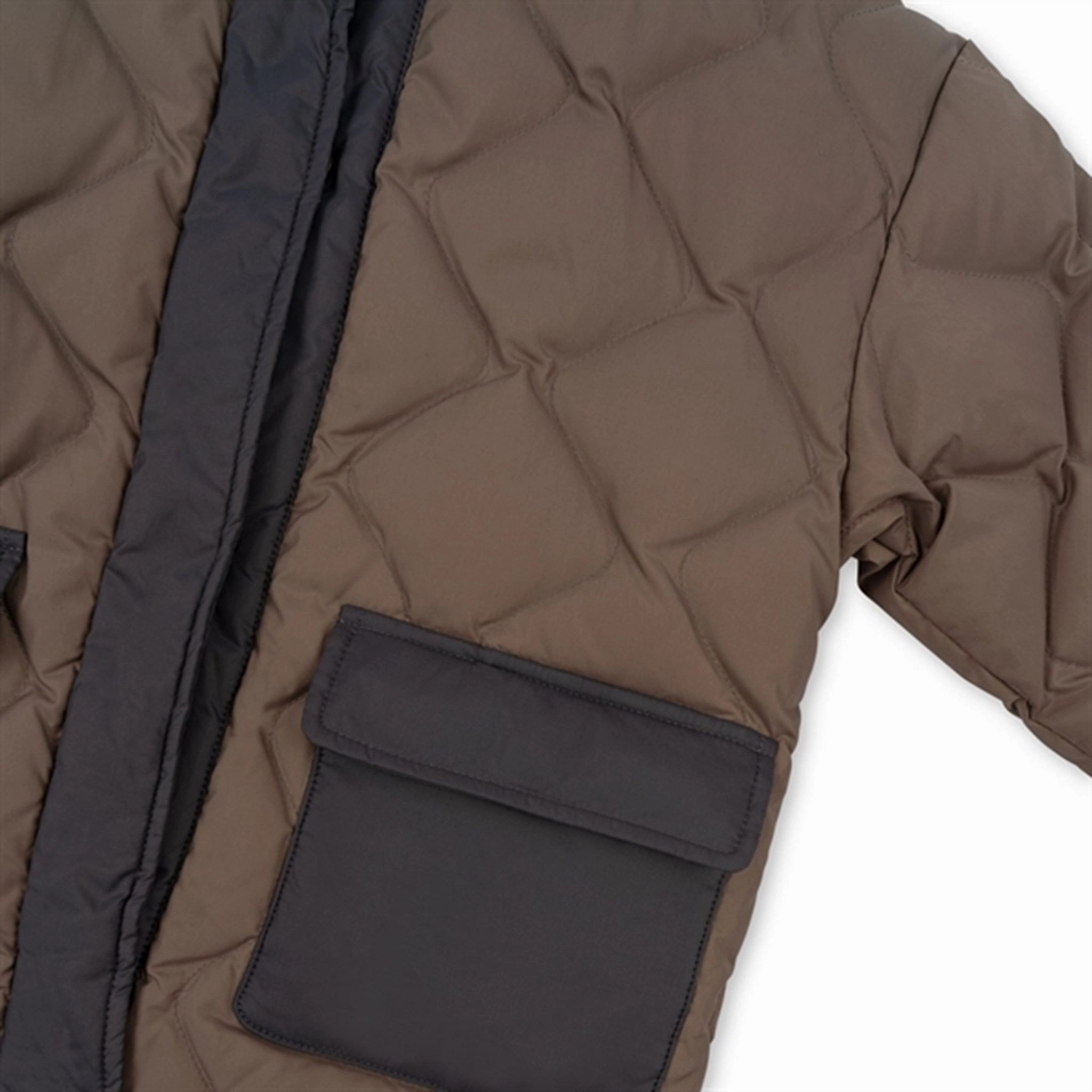 Konges Sl?jd Walnut Pace Jacket Casual Chill Look Eco Friendly Production
