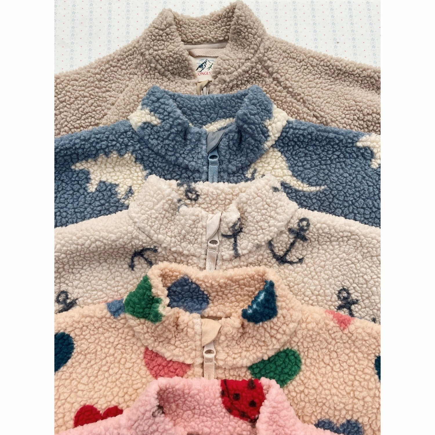 Elegant Evening Transitional Weather Piece Konges Sl?jd Dino Mist Jody Teddy Jacket Grs