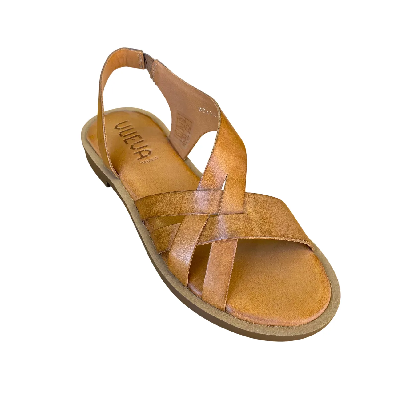Simple Style Vueva Sandalo Donna Tacco Basso WD-425R24 301 Cuoio | Elegante