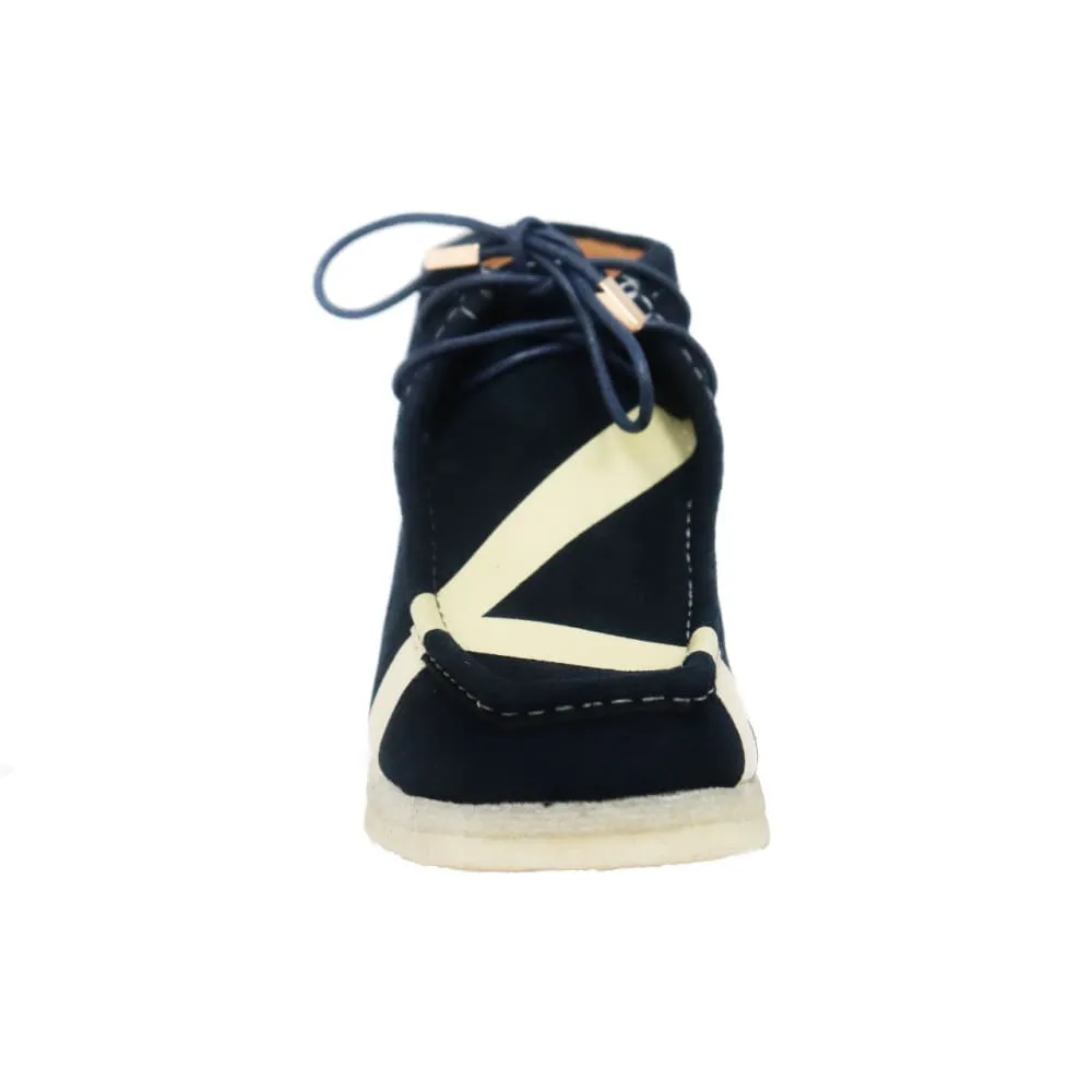 British Walkers Walker Stripe Men's Striped Suede Wallabee Boots