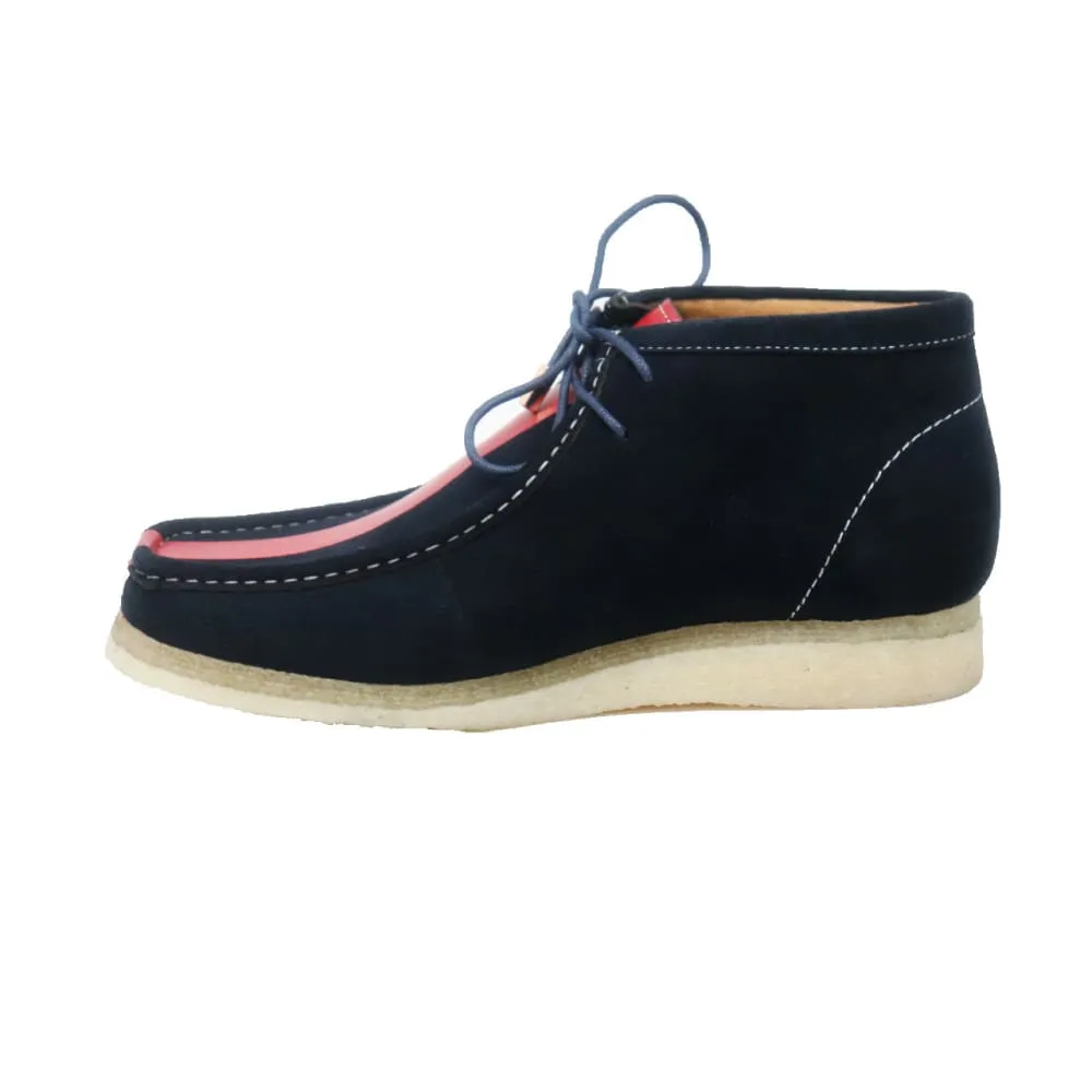 British Walkers Walker Stripe Men's Striped Suede Wallabee Boots