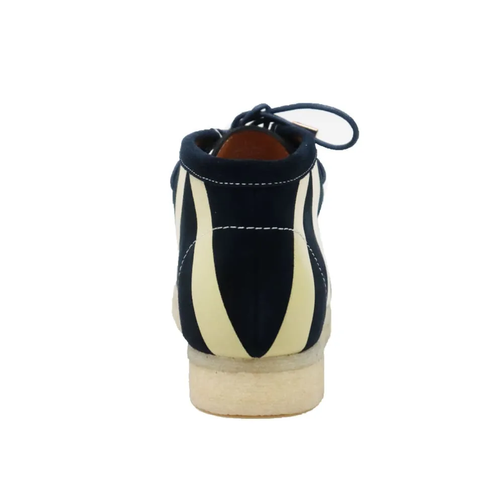 British Walkers Walker Stripe Men's Striped Suede Wallabee Boots