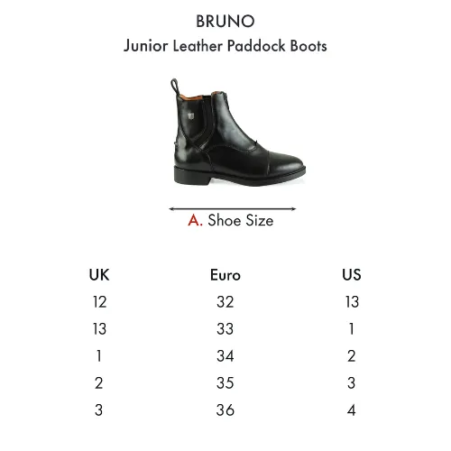 Bruno Kids Leather Paddock Boots