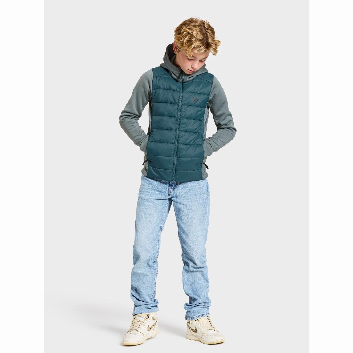Soft Lined Interior Active Wear Didriksons Star Blue Kapris Kids FZ 2