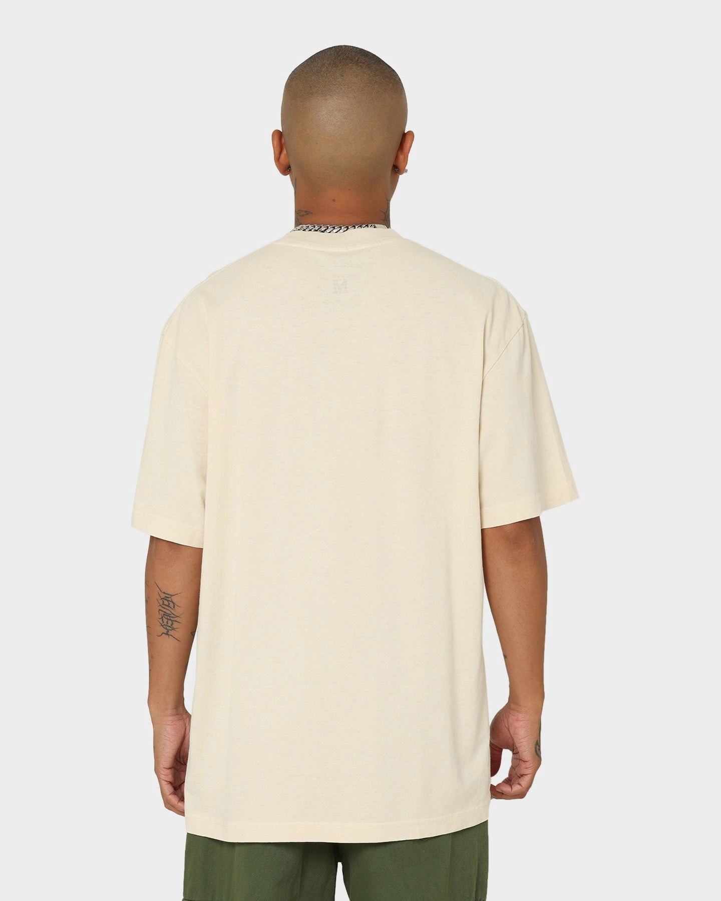 Mitchell & Ness Chicago Bulls Oversized Logo T-Shirt Sand Daily Outfit Style