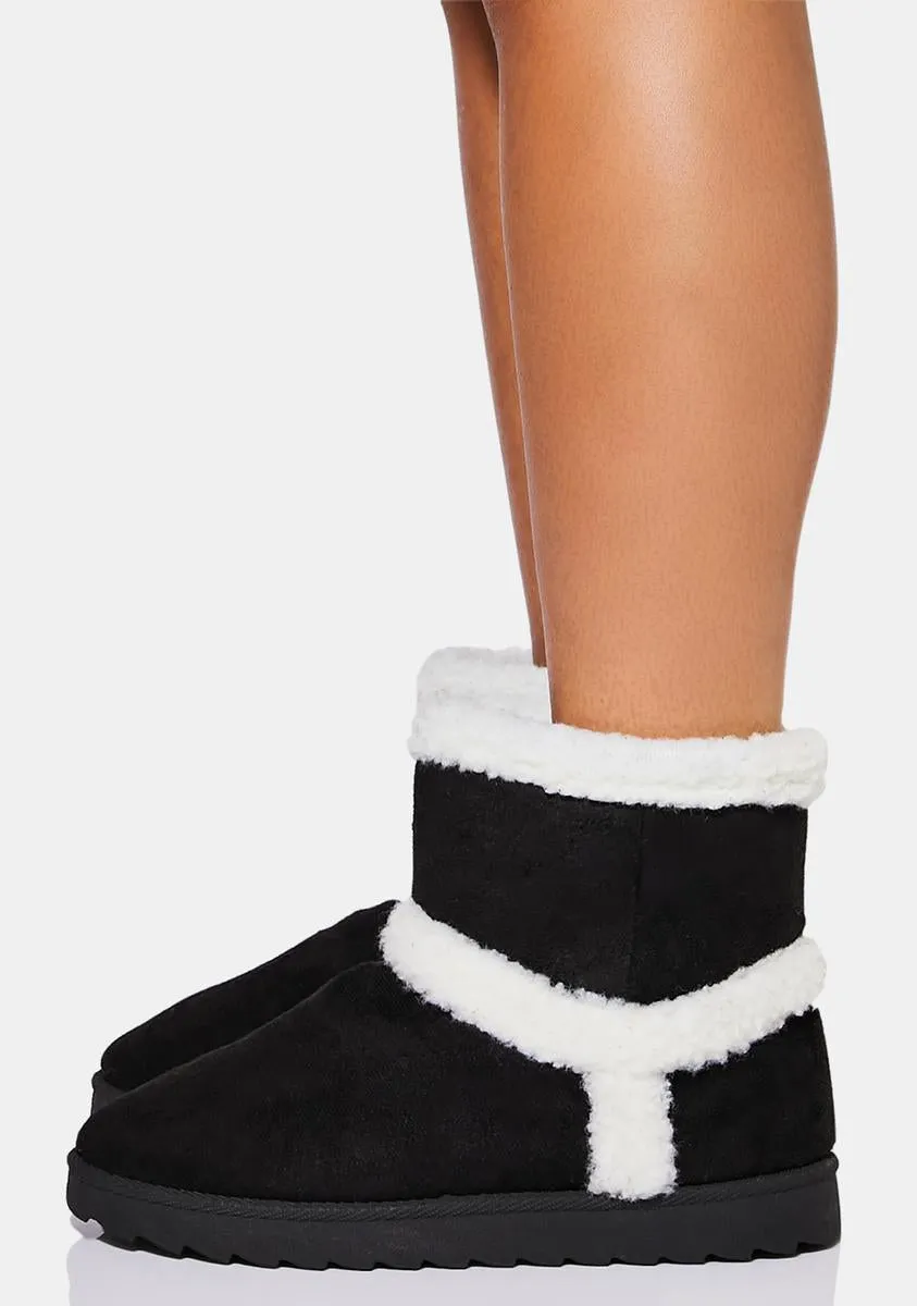 Call It A Day Faux Fur Boots