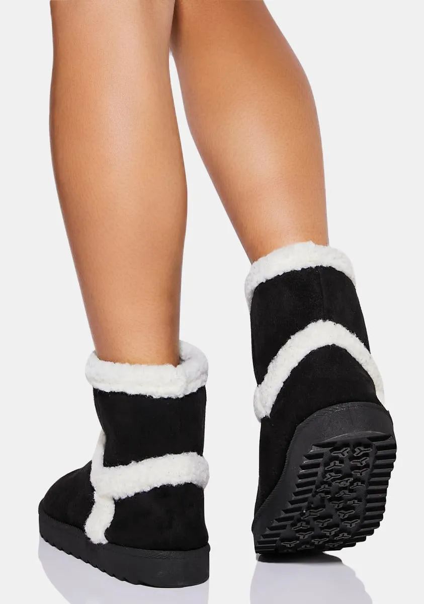 Call It A Day Faux Fur Boots