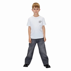 Calvin Klein Jeans Pantaloni Skater iIB0IB025501BY Grigio Junior Stylish Vibrant Low Impact Processing