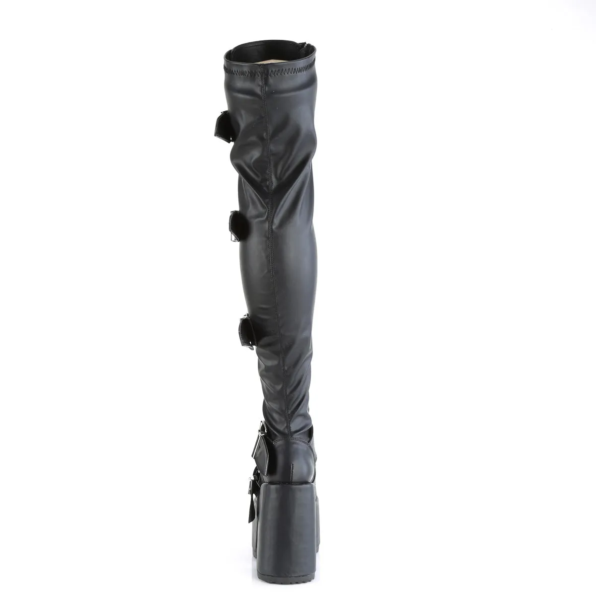 CAMEL-305 Demoniacult Alternative Footwear Women's Over-the-Knee Boots