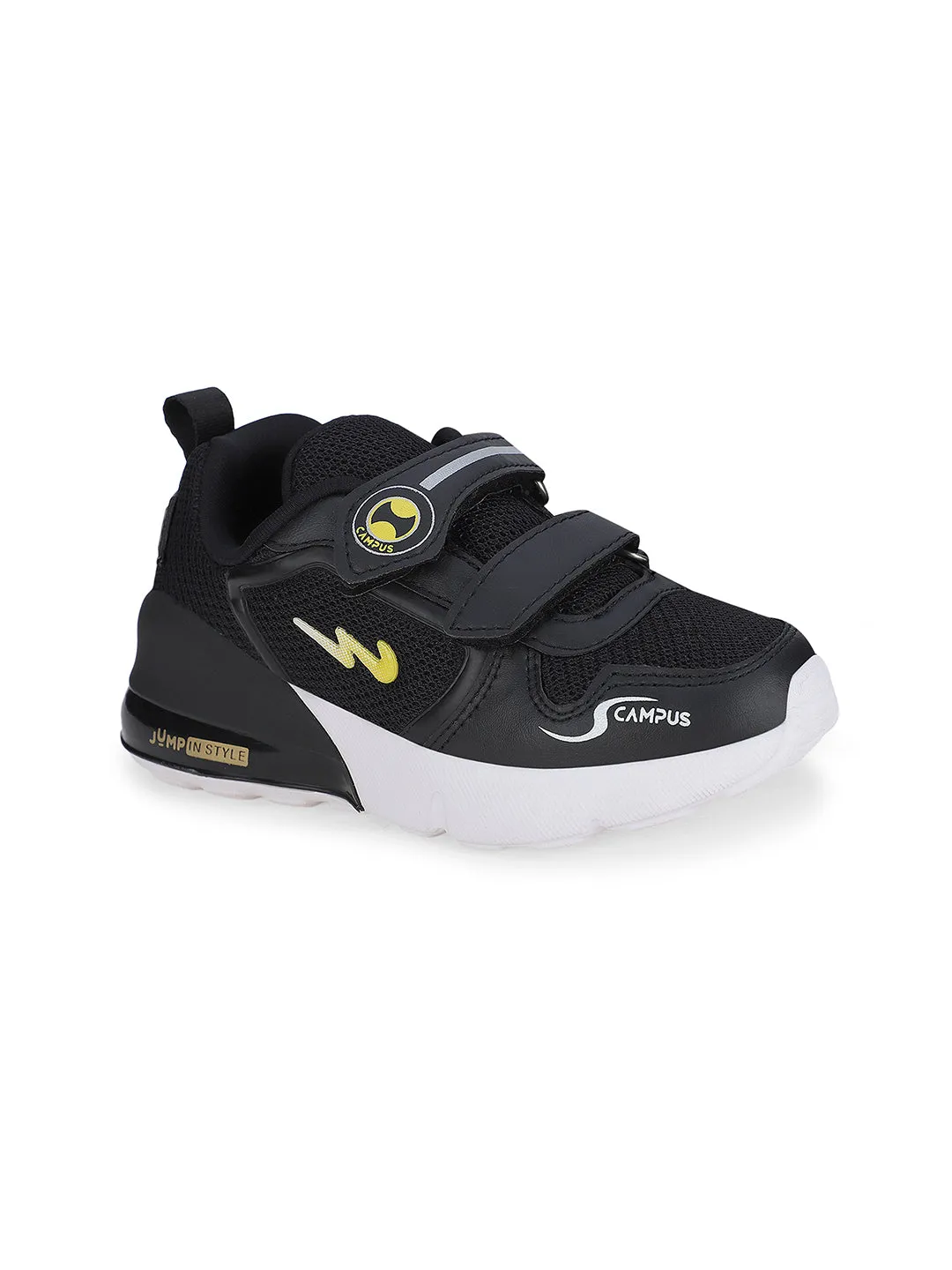 CAMP-HASHTAG Black Kid's Running Shoes