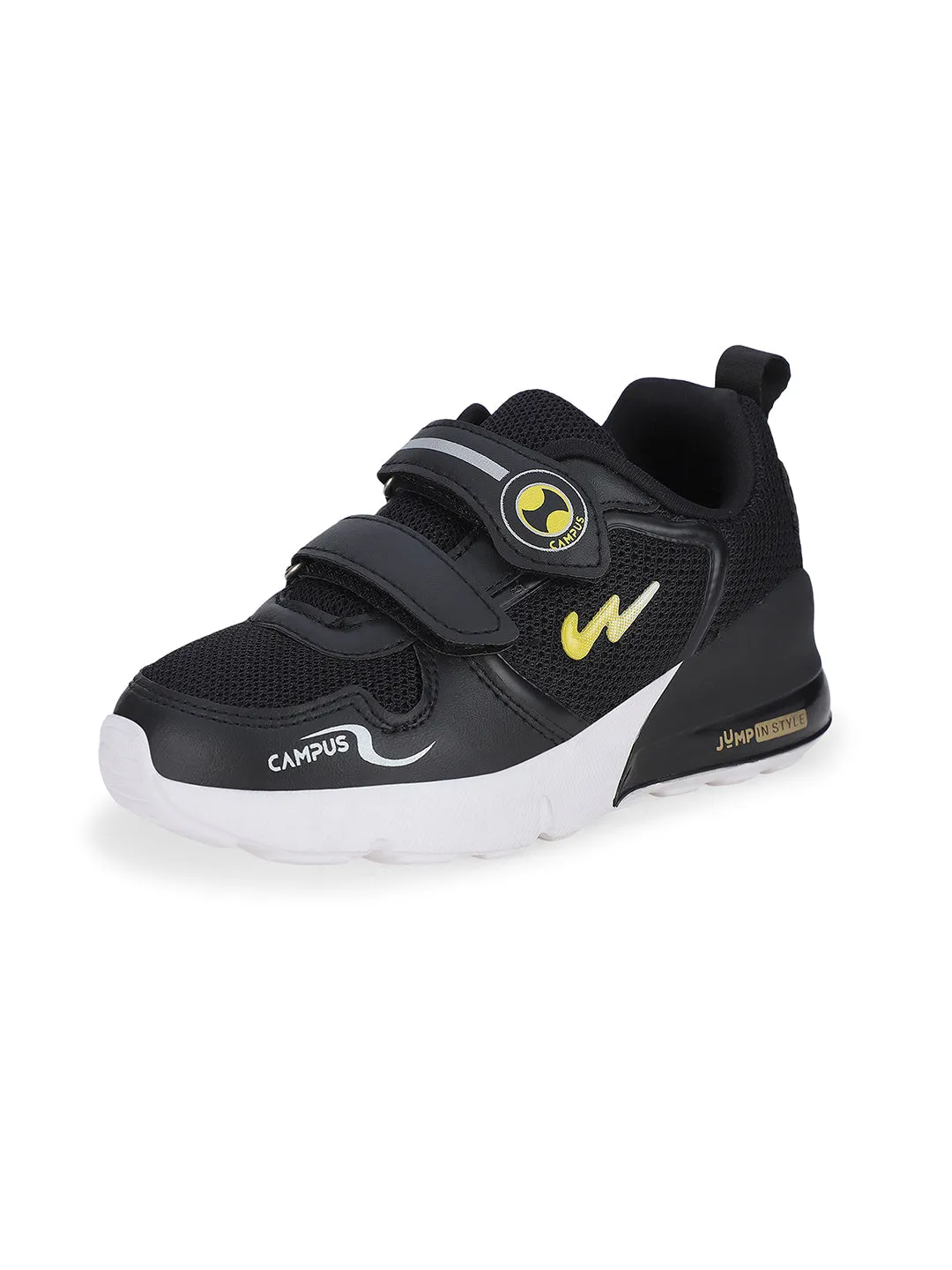 CAMP-HASHTAG Black Kid's Running Shoes