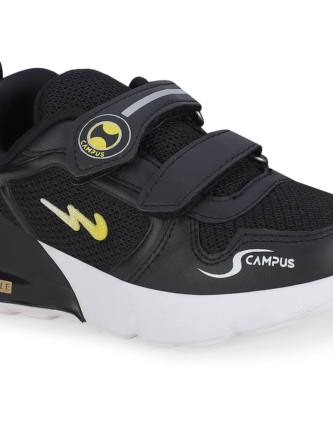 CAMP-HASHTAG Black Kid's Running Shoes