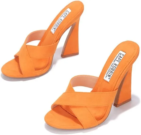 Cape Robbin Kardasian Round Toe Odd Shaped High Heel (Kardasian)