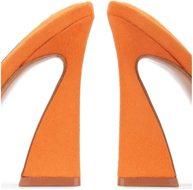 Cape Robbin Kardasian Round Toe Odd Shaped High Heel (Kardasian)
