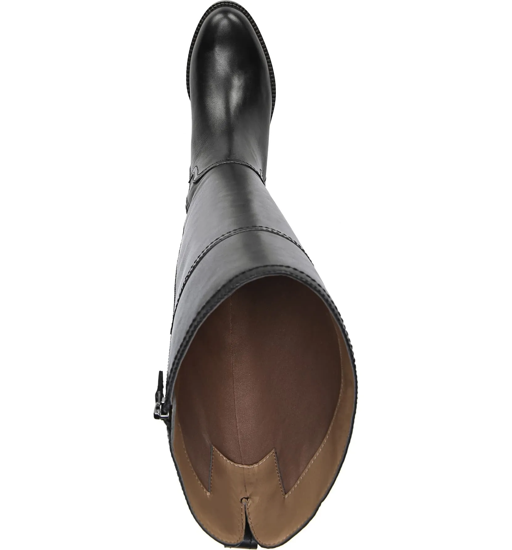 Capitol Black Leather Franco Sarto Riding Boot