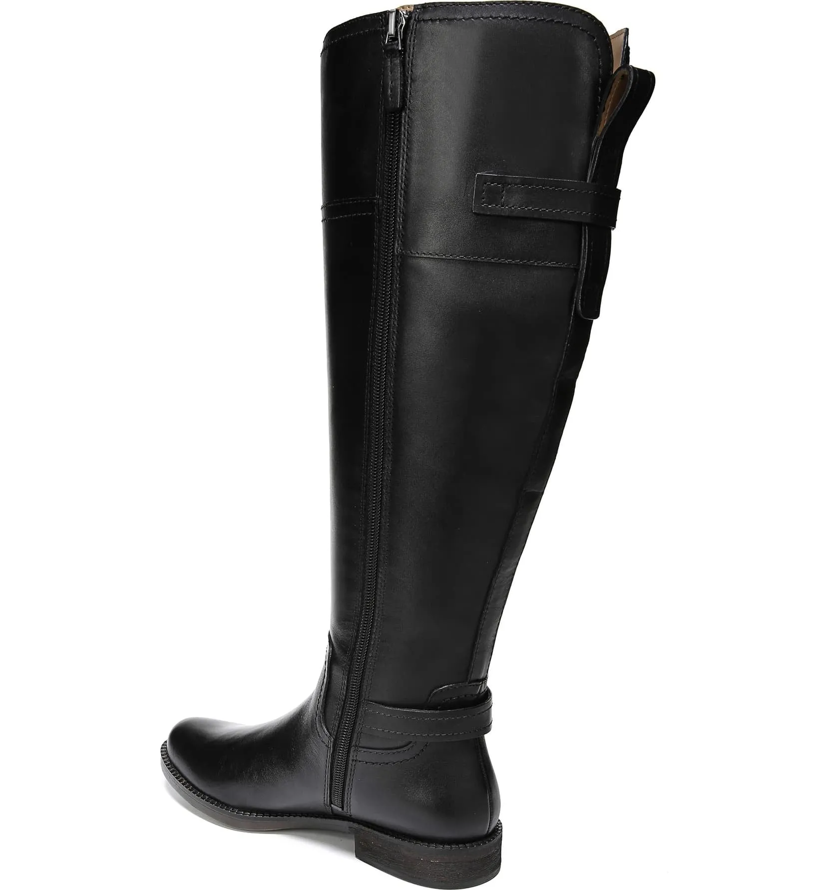 Capitol Black Leather Franco Sarto Riding Boot