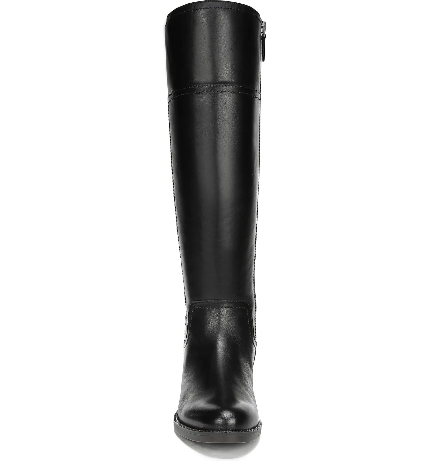 Capitol Black Leather Franco Sarto Riding Boot