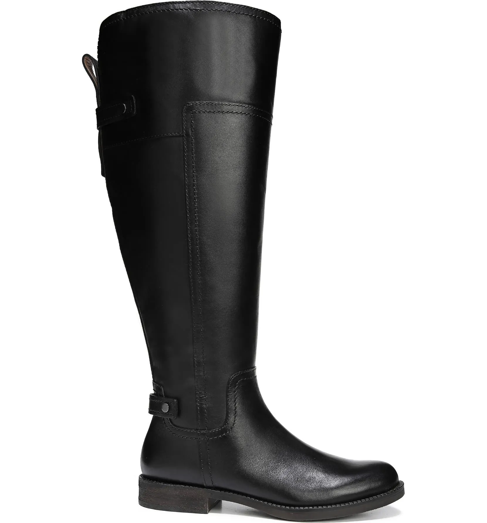 Capitol Black Leather Franco Sarto Riding Boot