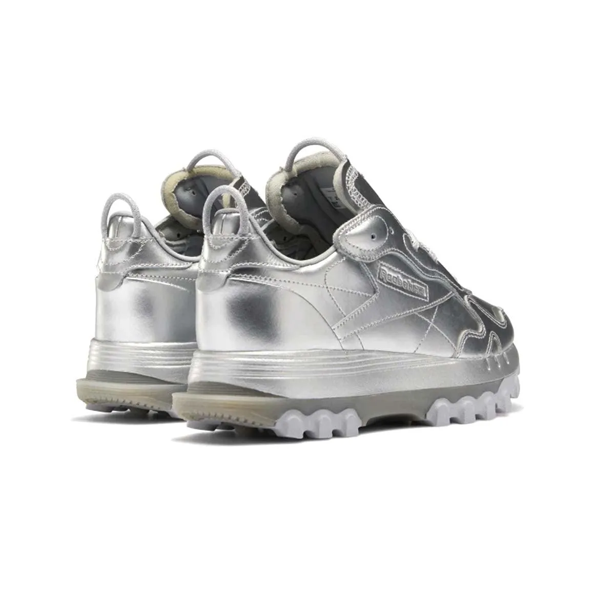 Easy   To   Clean   Cardi B Wmns Classic Leather 'Silver'