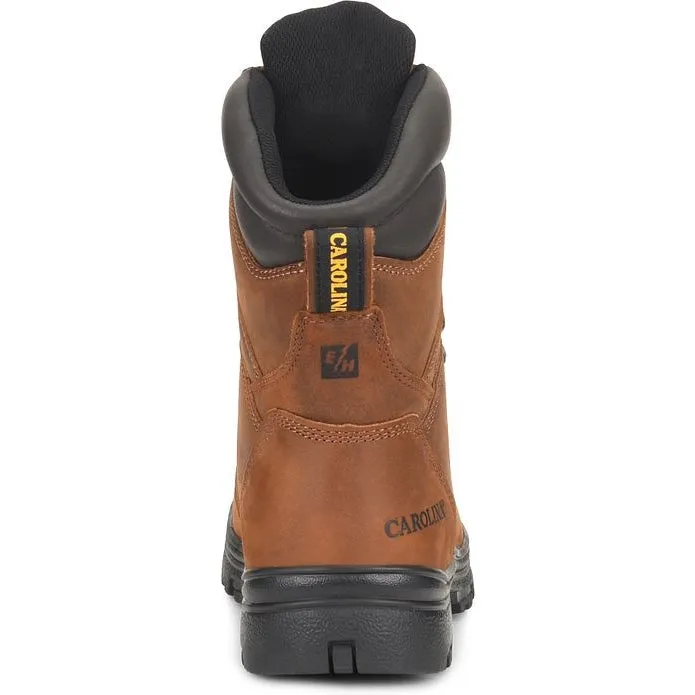 Carolina Men's Surveyor 8" Steel Toe Waterproof Slip Resist Work Boot -Brown- CA3524