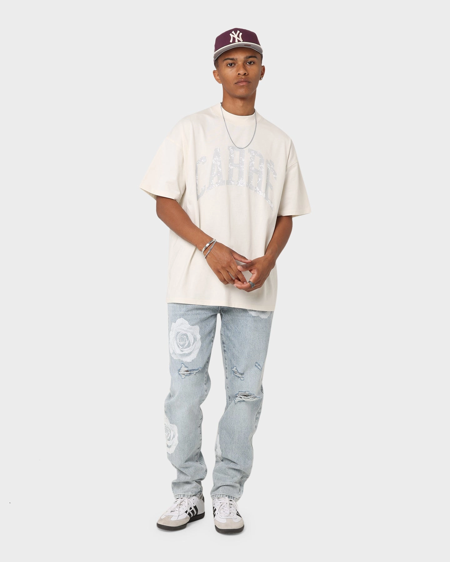 Carr?? Arch Oversized T-Shirt Off White Anti-bacterial