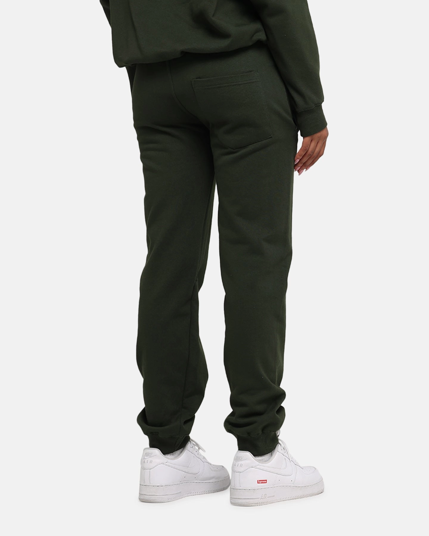 Carr?? Blanc Sweatpants Dark Green Rayon drape