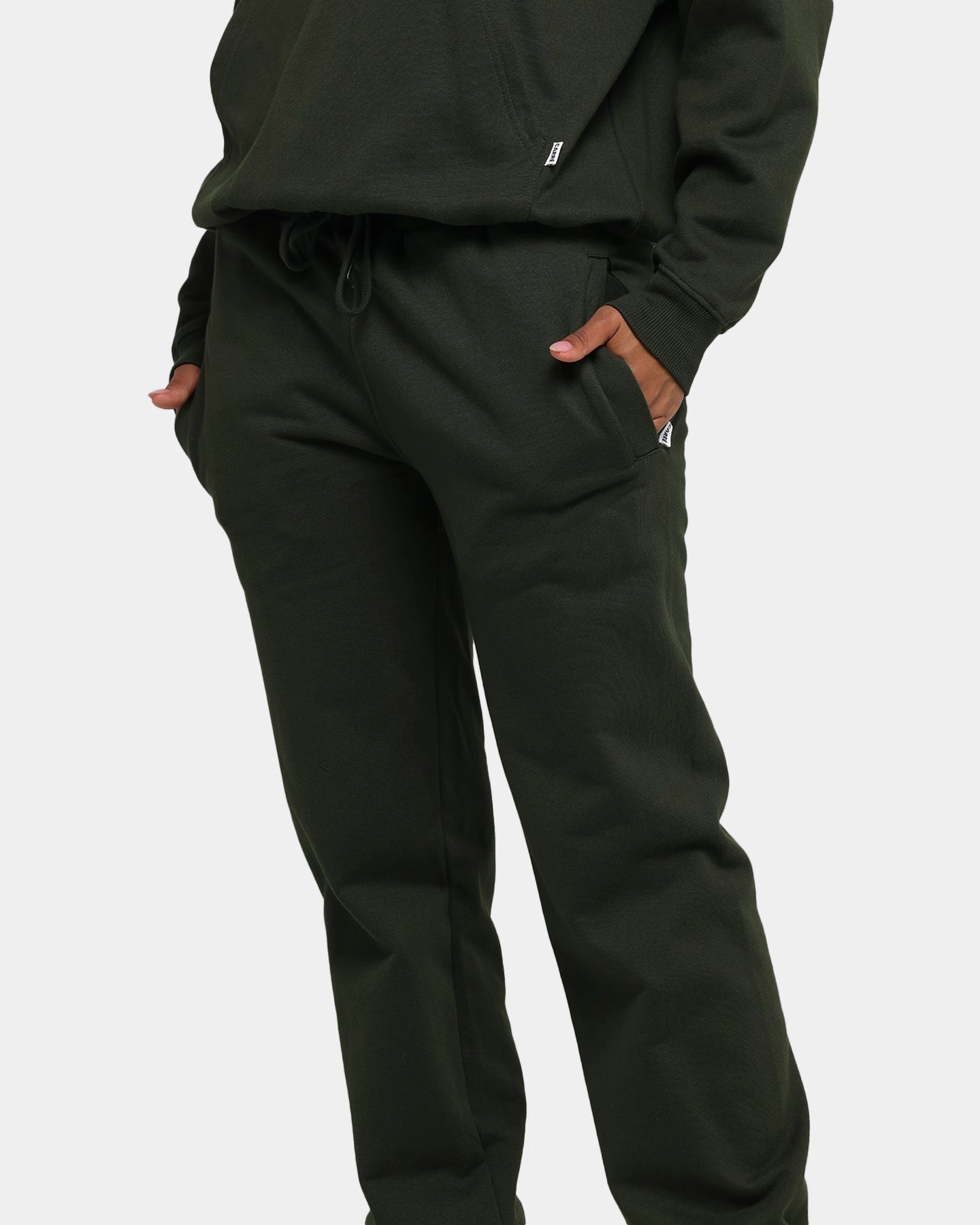 Athletic Fit Carr?? Blanc Sweatpants Dark Green