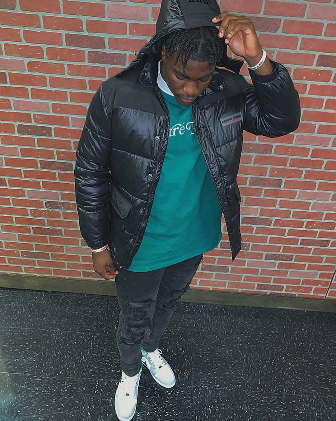 Loose Mountain Fit Carr?? Bossman Puffer Jacket Black