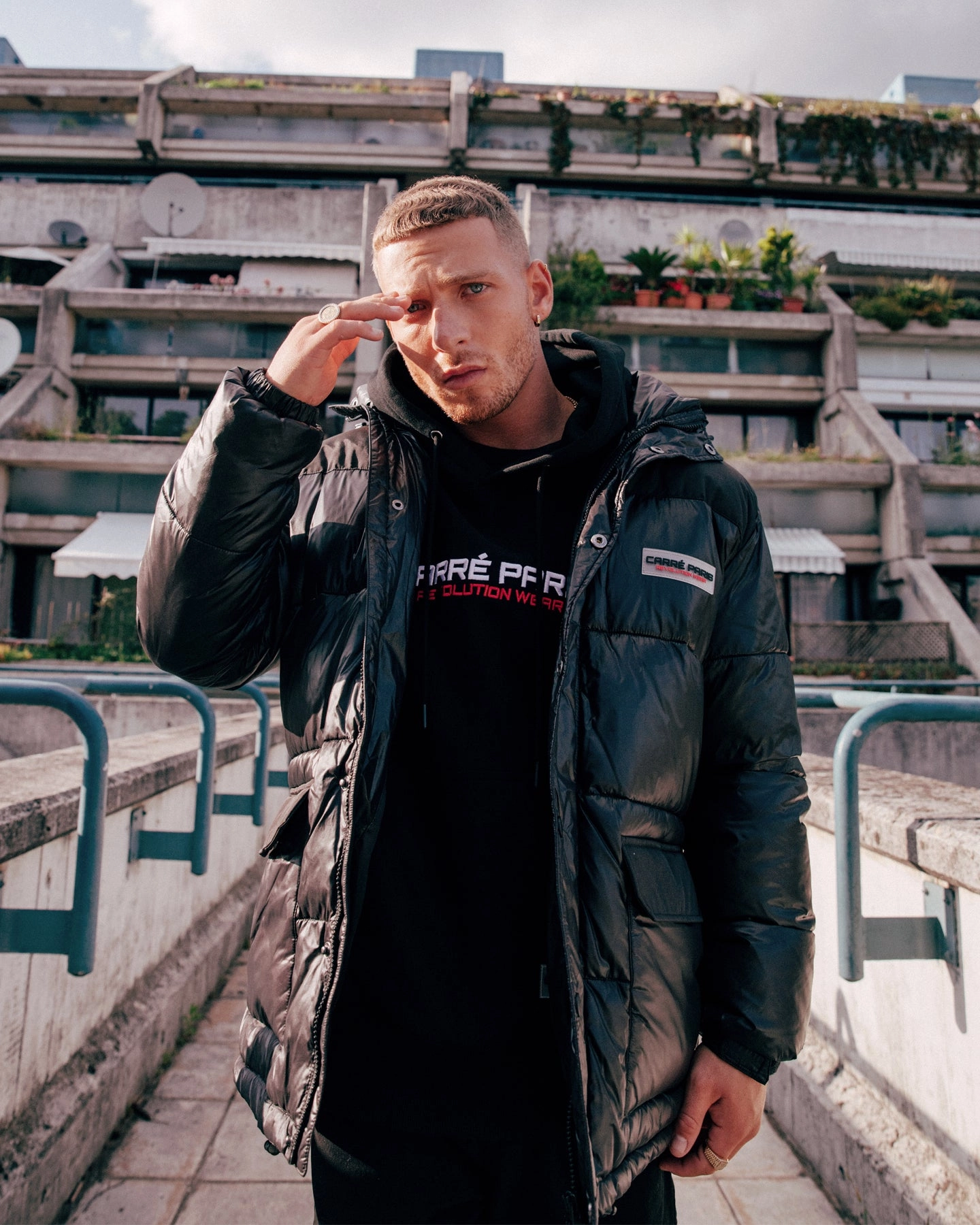 Soap Carr?? Bossman Puffer Jacket Black
