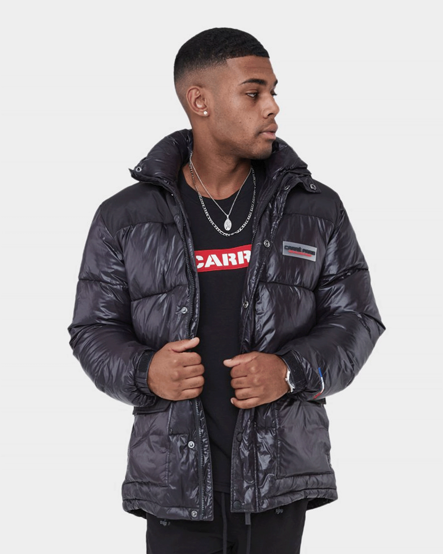 Carr?? Bossman Puffer Jacket Black Heat Regulating Technology Ability