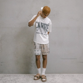 Carr?? Champs G.I Oversized T-Shirt Off White Elegant and Relaxed