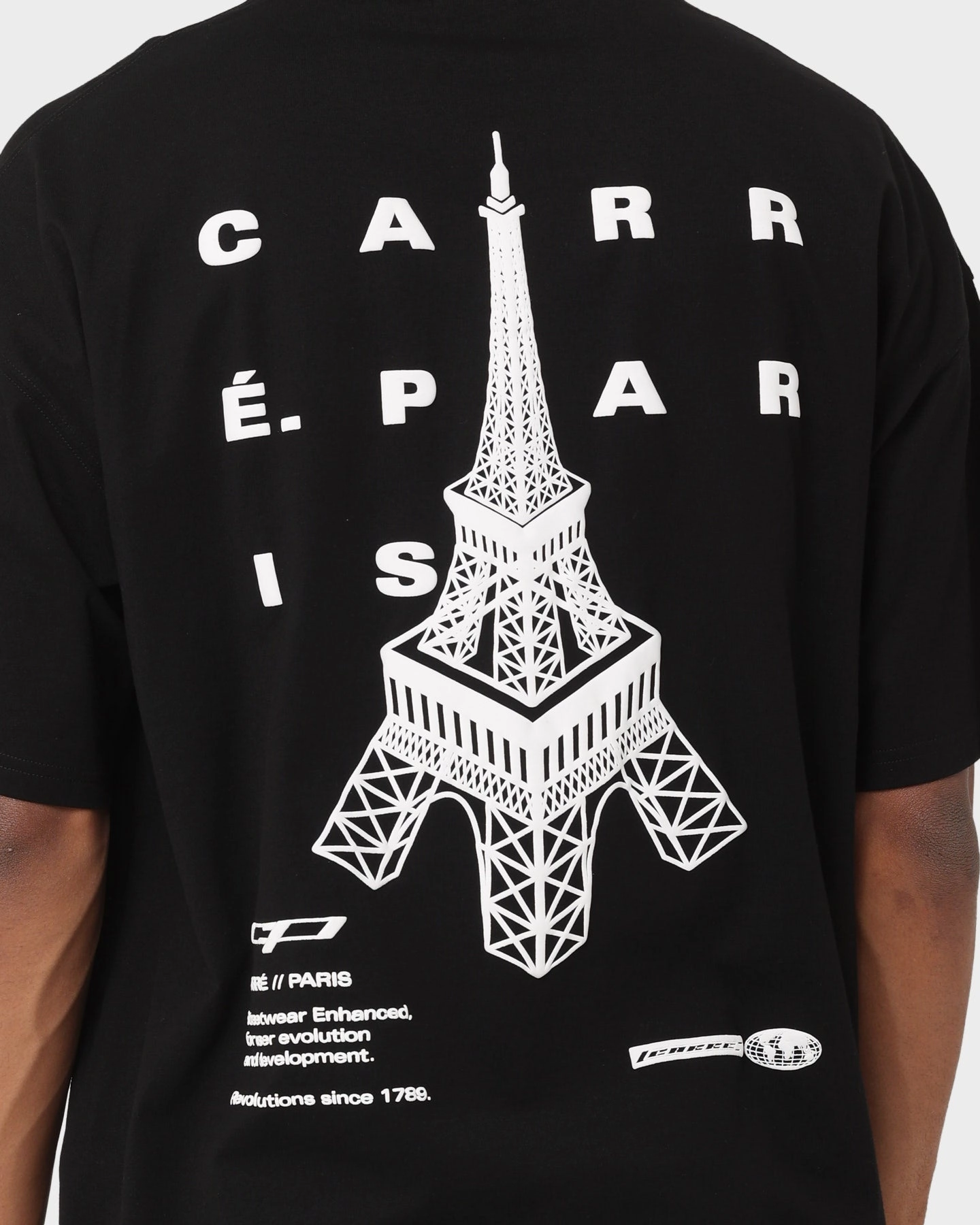 Trendy All-Day Carr?? Enhanced Oversized T-Shirt Black