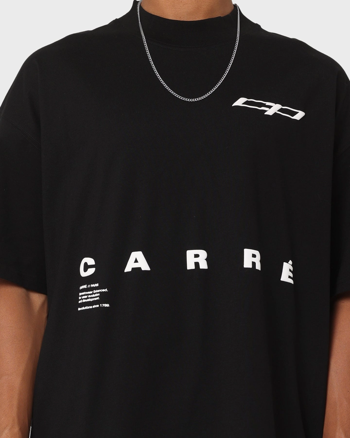 Carr?? Enhanced Oversized T-Shirt Black Versatile Design Pilling Resistant Finish