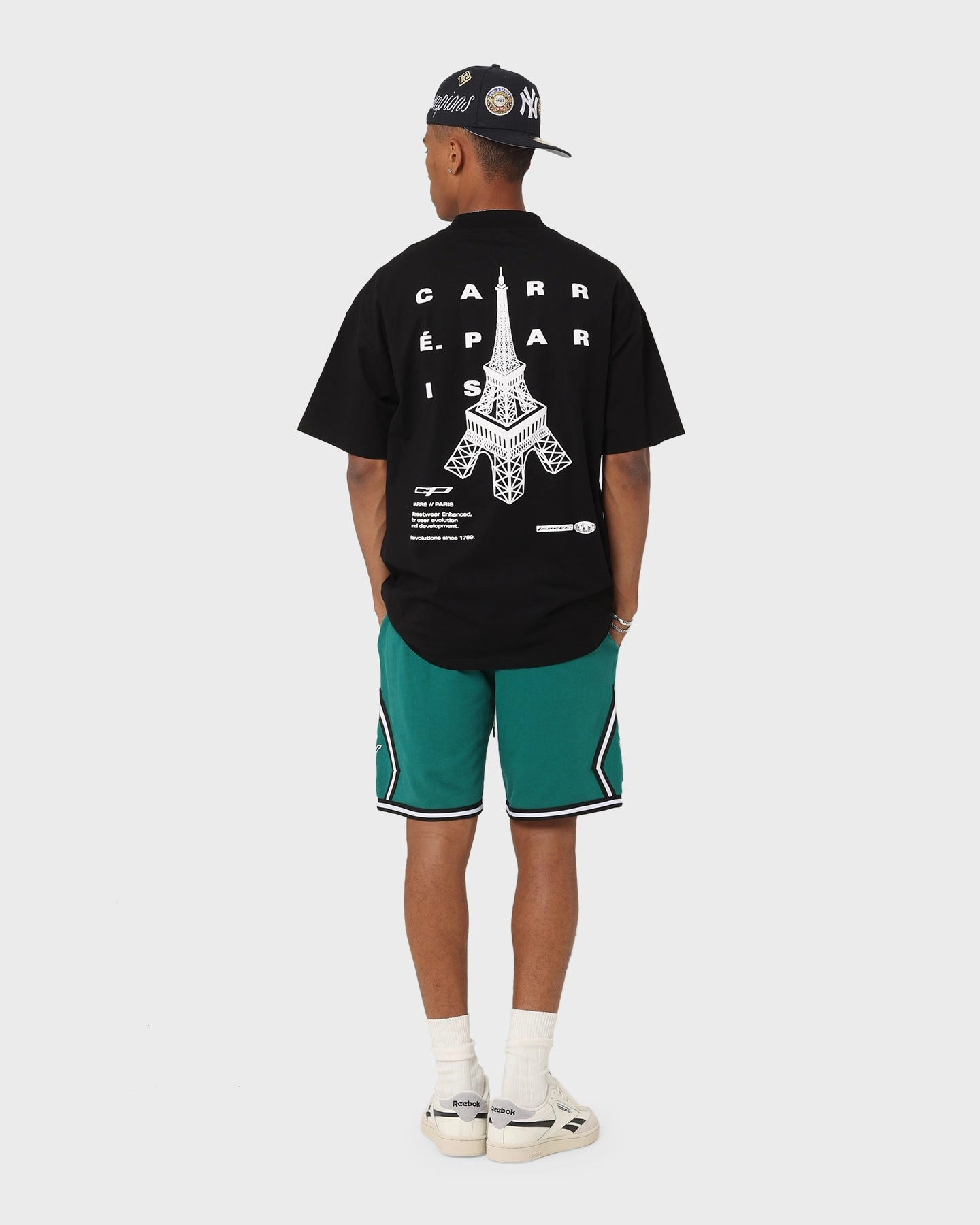 Comfy Choice Urban Fashion Look Carr?? Enhanced Oversized T-Shirt Black