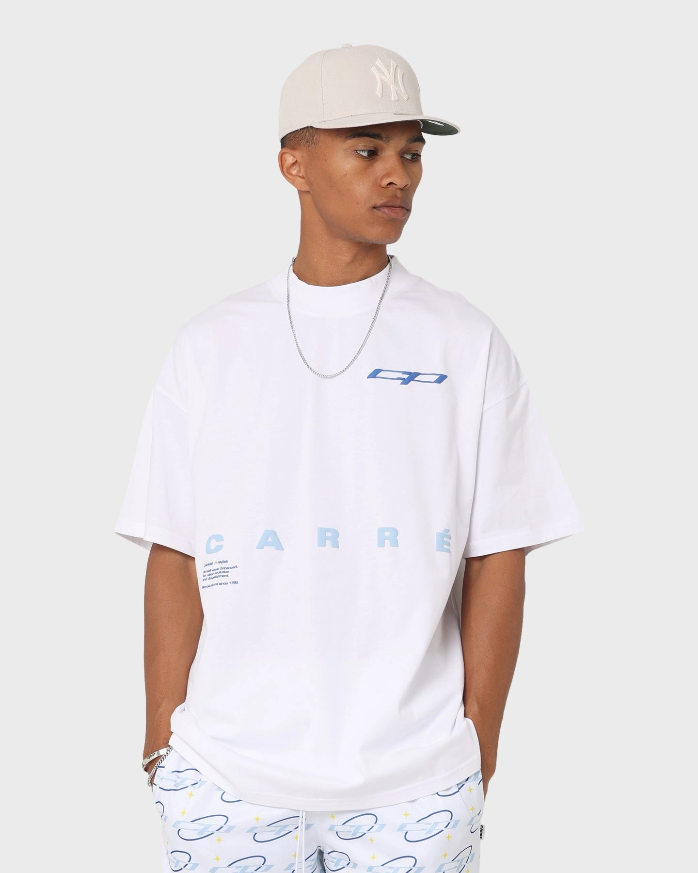 Carr?? Enhanced Oversized T-Shirt White Essential Layer