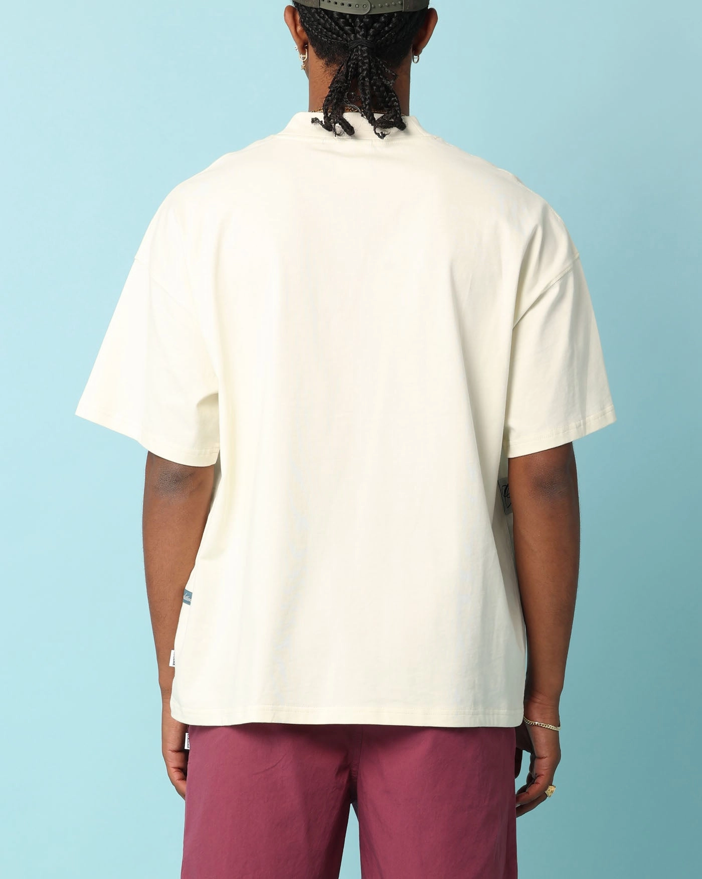 Carr?? Patchwork Oversized T-Shirt Off White baby shower