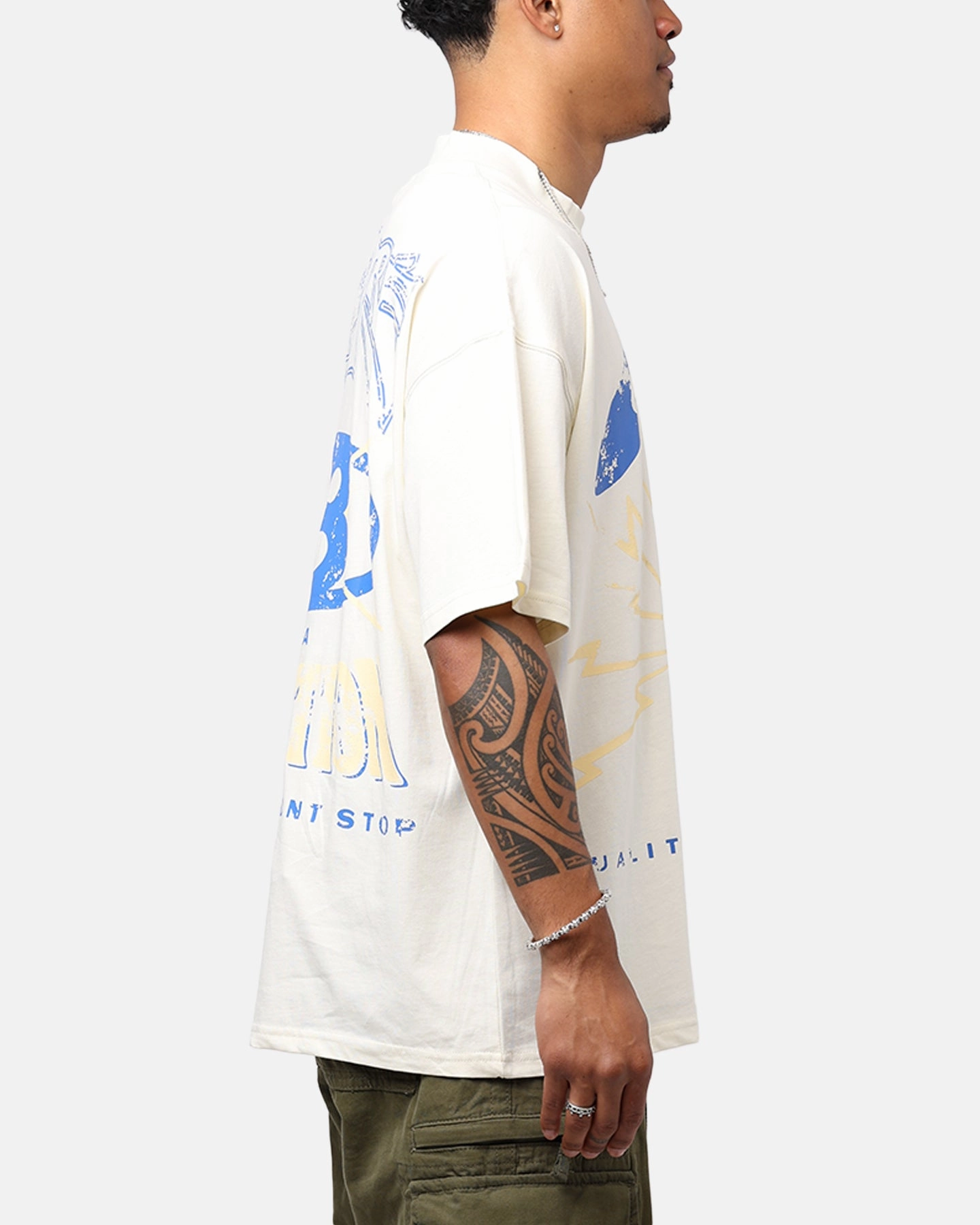 Carr?? Revolution 13 Oversized T-Shirt Off White Sun Protection Durable Material