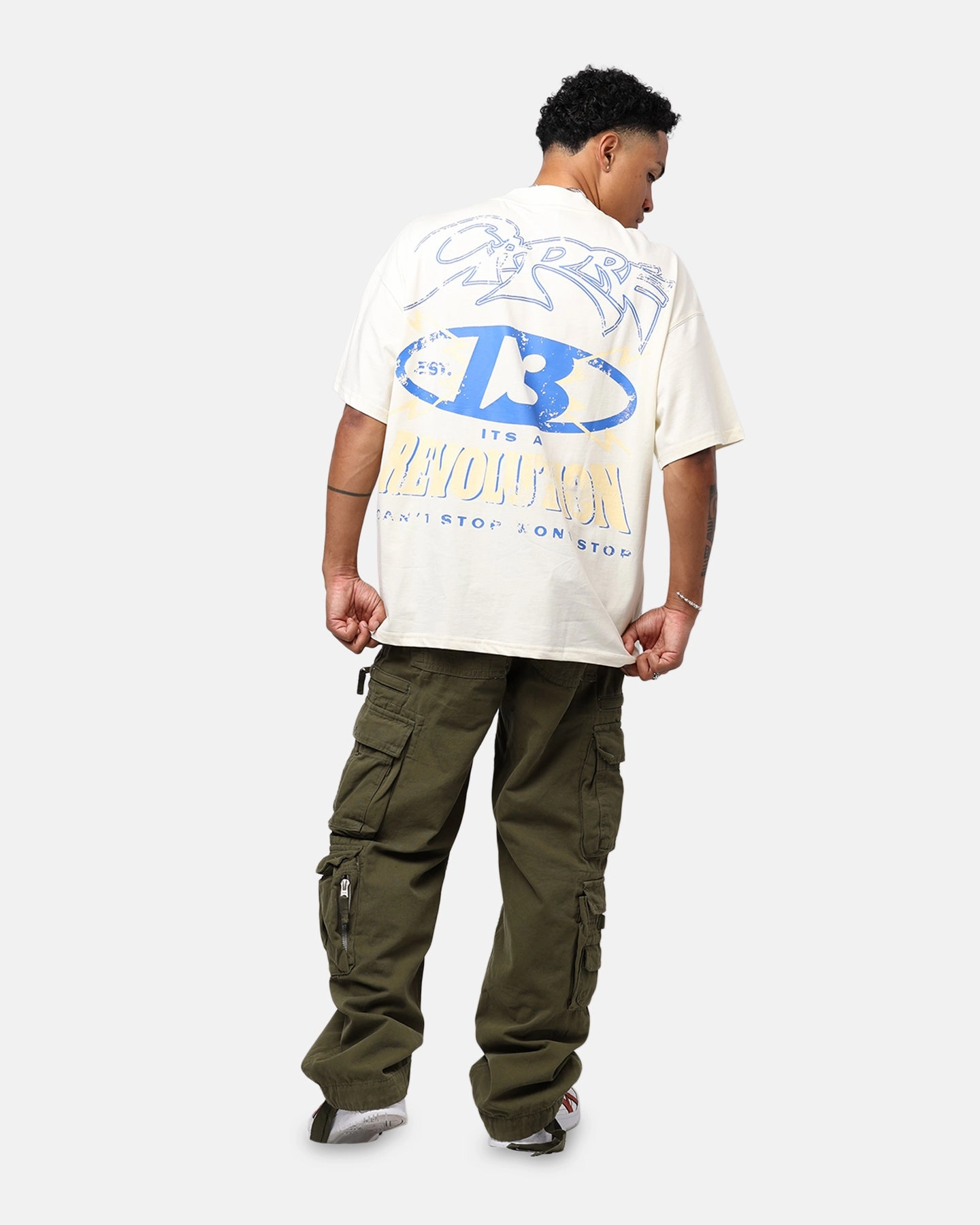 Carr?? Revolution 13 Oversized T-Shirt Off White Outdoor Layer