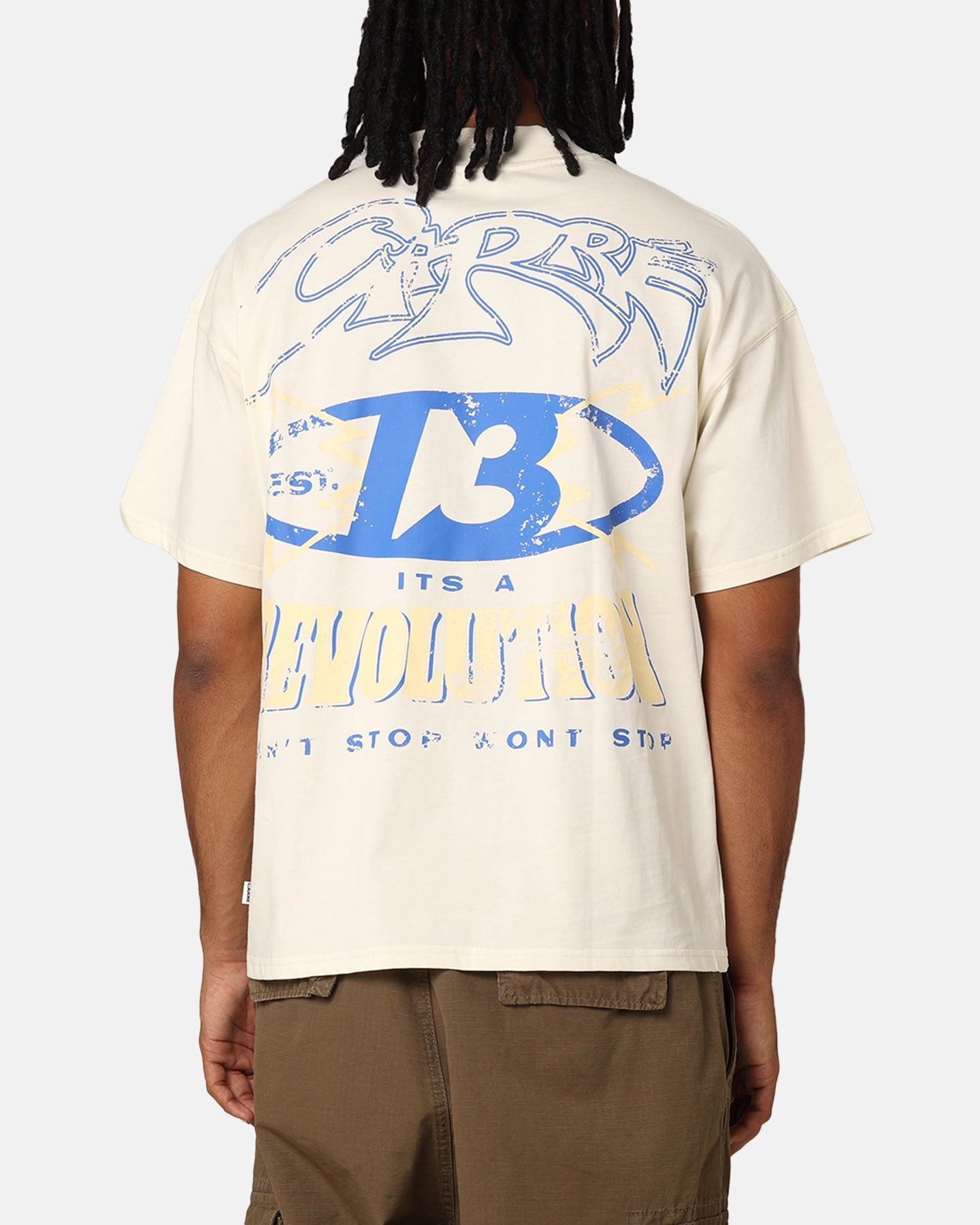 Relaxing Day Adaptable Carr?? Revolution 13 Oversized T-Shirt Off White