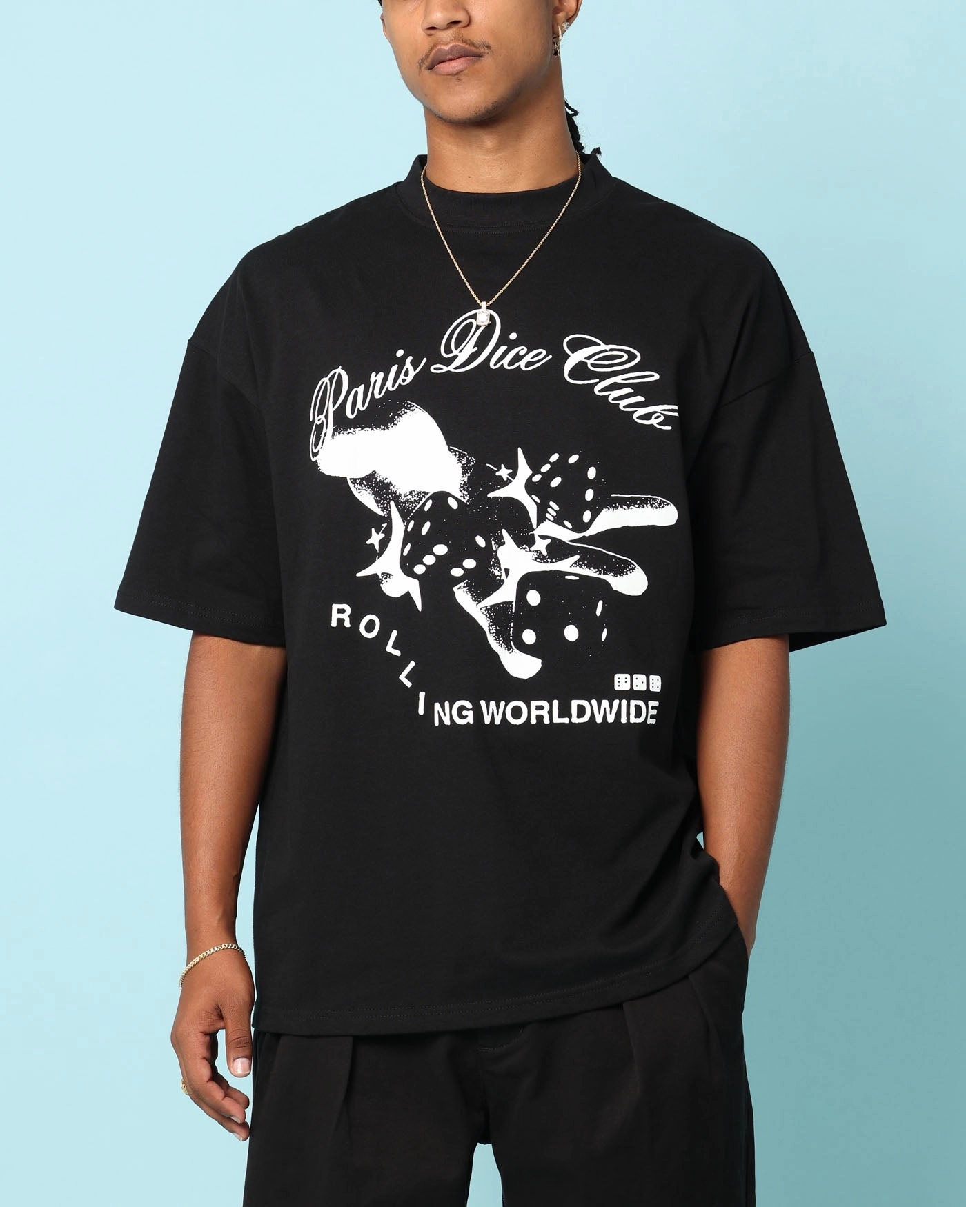 Easy Wear Option Carr?? Rollers Oversized T-Shirt Black