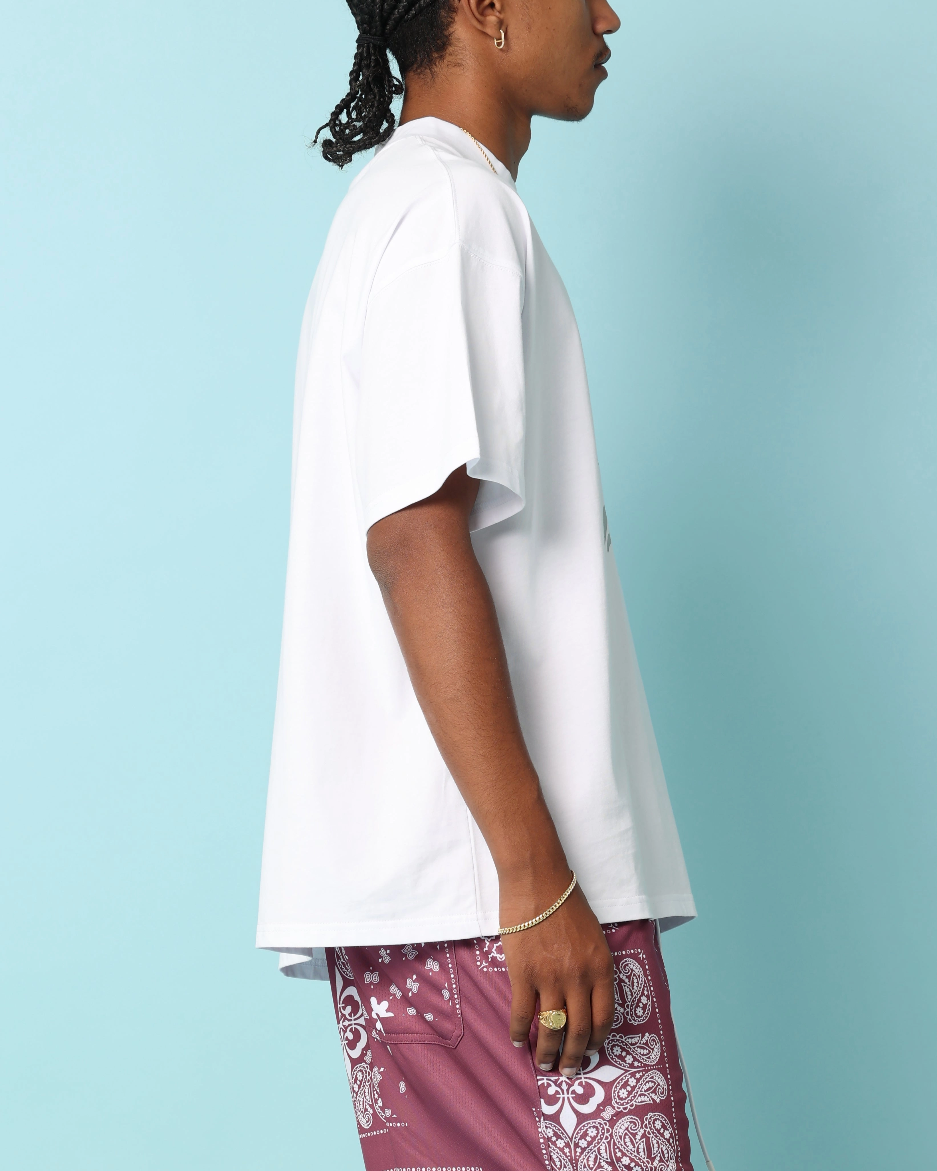 Simple and Comfortable Carr?? Stallion Oversized T-Shirt White