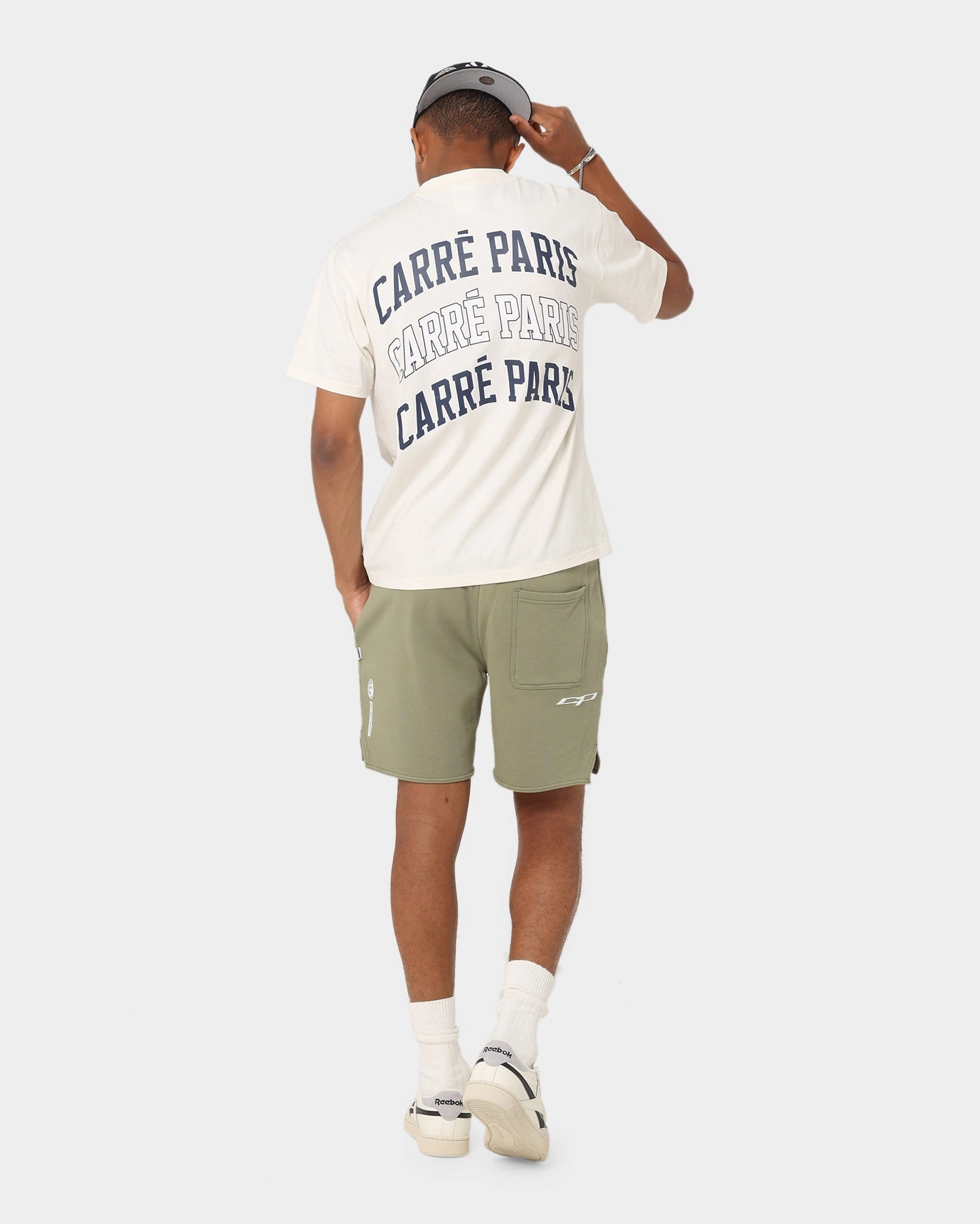 Carr?? Team Oversized T-Shirt Off White Reversible Design Concept