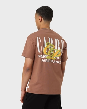 Carr?? Top Team Oversized T-Shirt Brown Breathable mesh