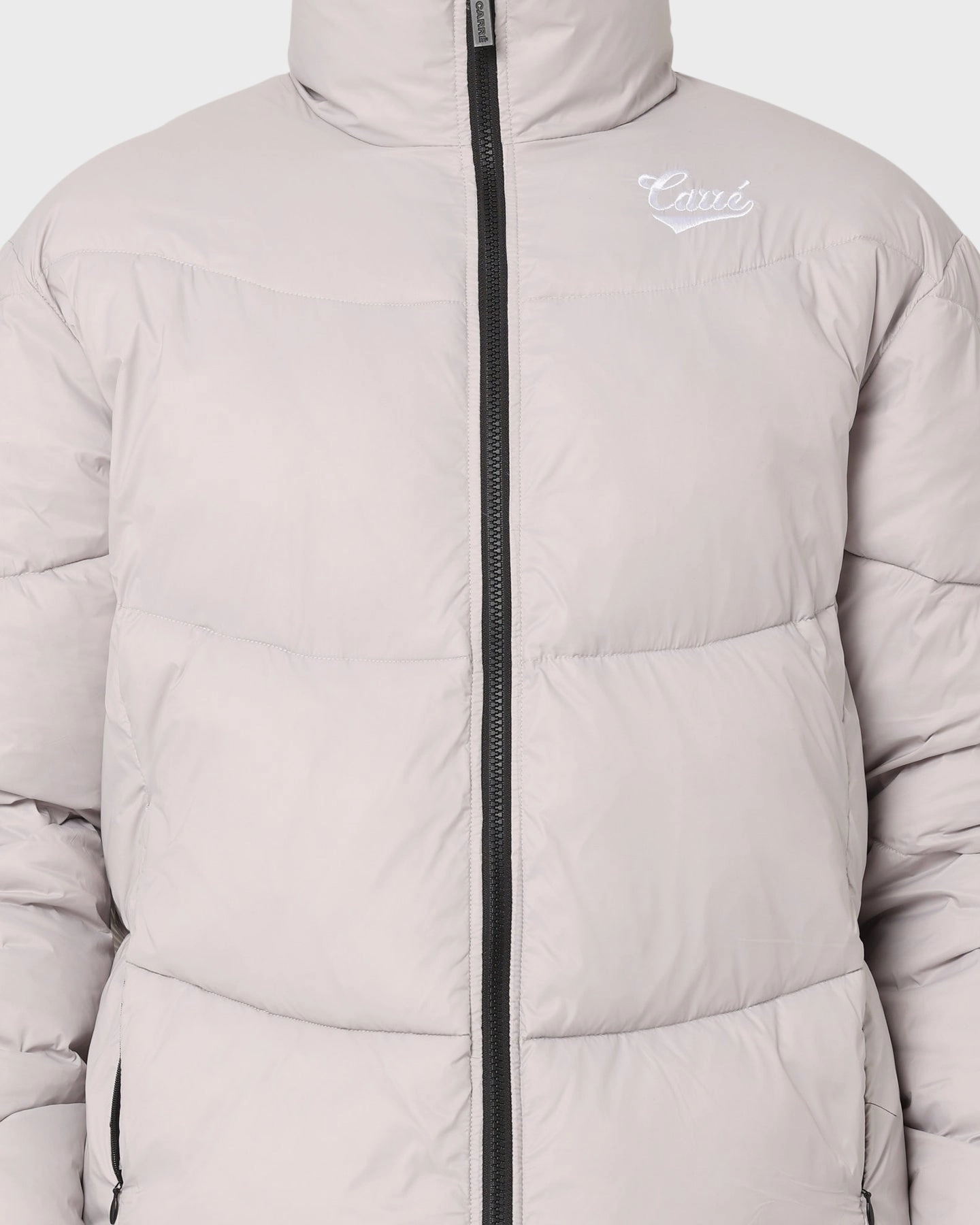 Carr?? Wave Puffer Jacket Grey Neutral Style
