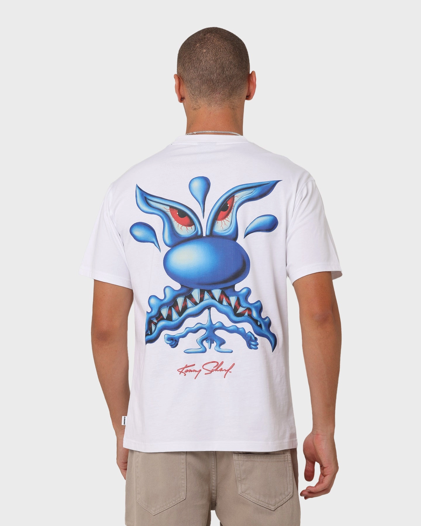 Fresh Style Carr?? X Kenny Scharf Meanie Oversized T-Shirt White