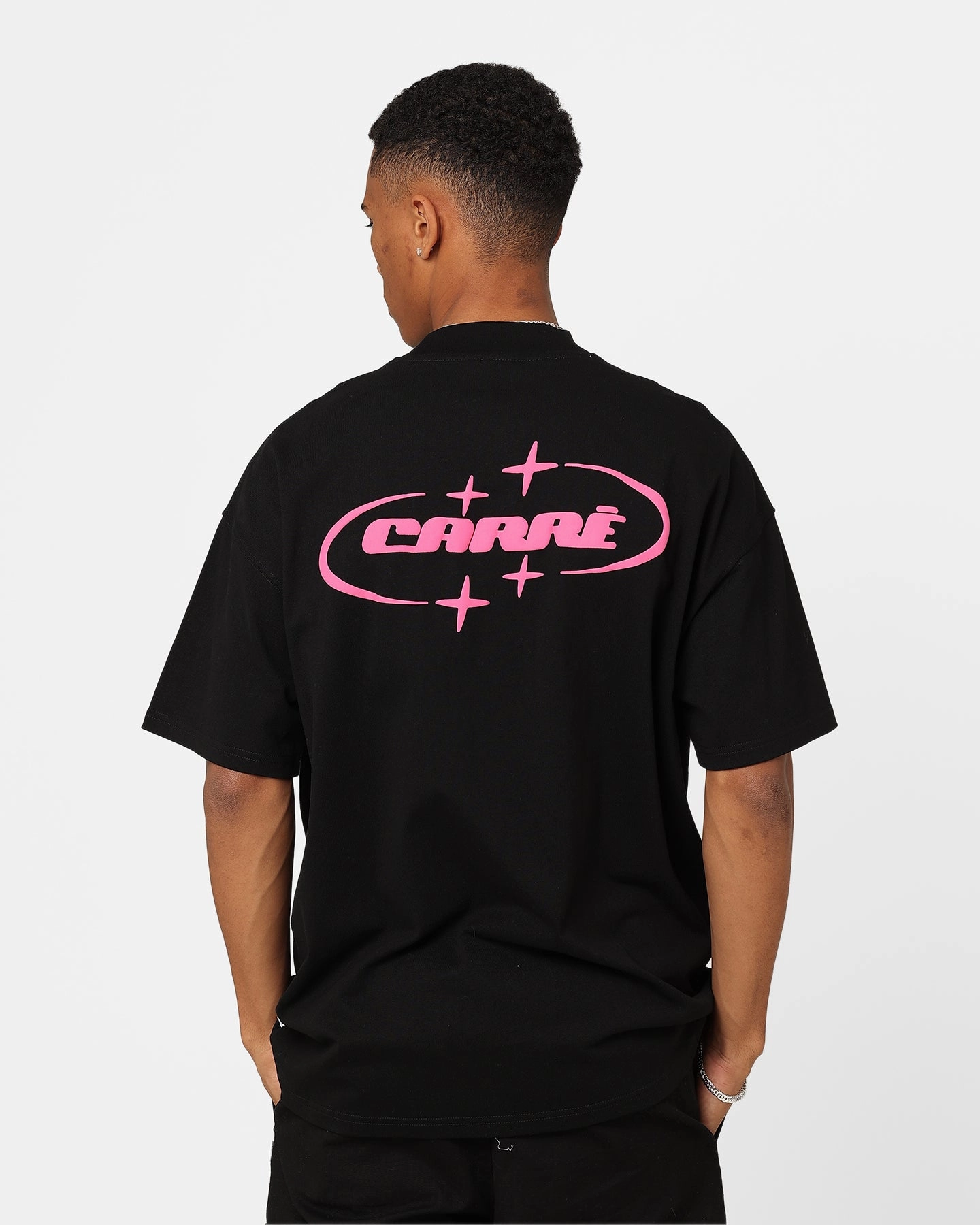 Carre 2K Heavyweight Oversized T-Shirt Black Fashion Essential Wear Resistant Fabric