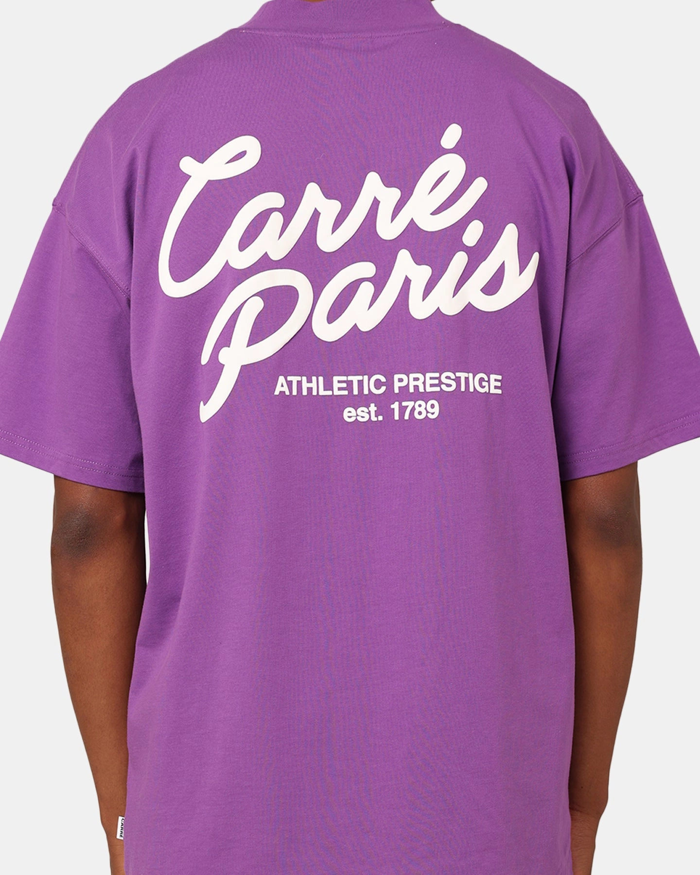 Casual Statement Casual Essentials Carre Athletic Heritage Oversized T-Shirt Purple