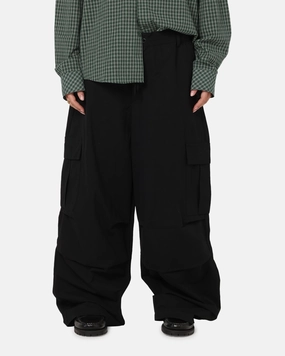 Quick Comfort Design Classic Style Carre Baggy Cargo Pants Black