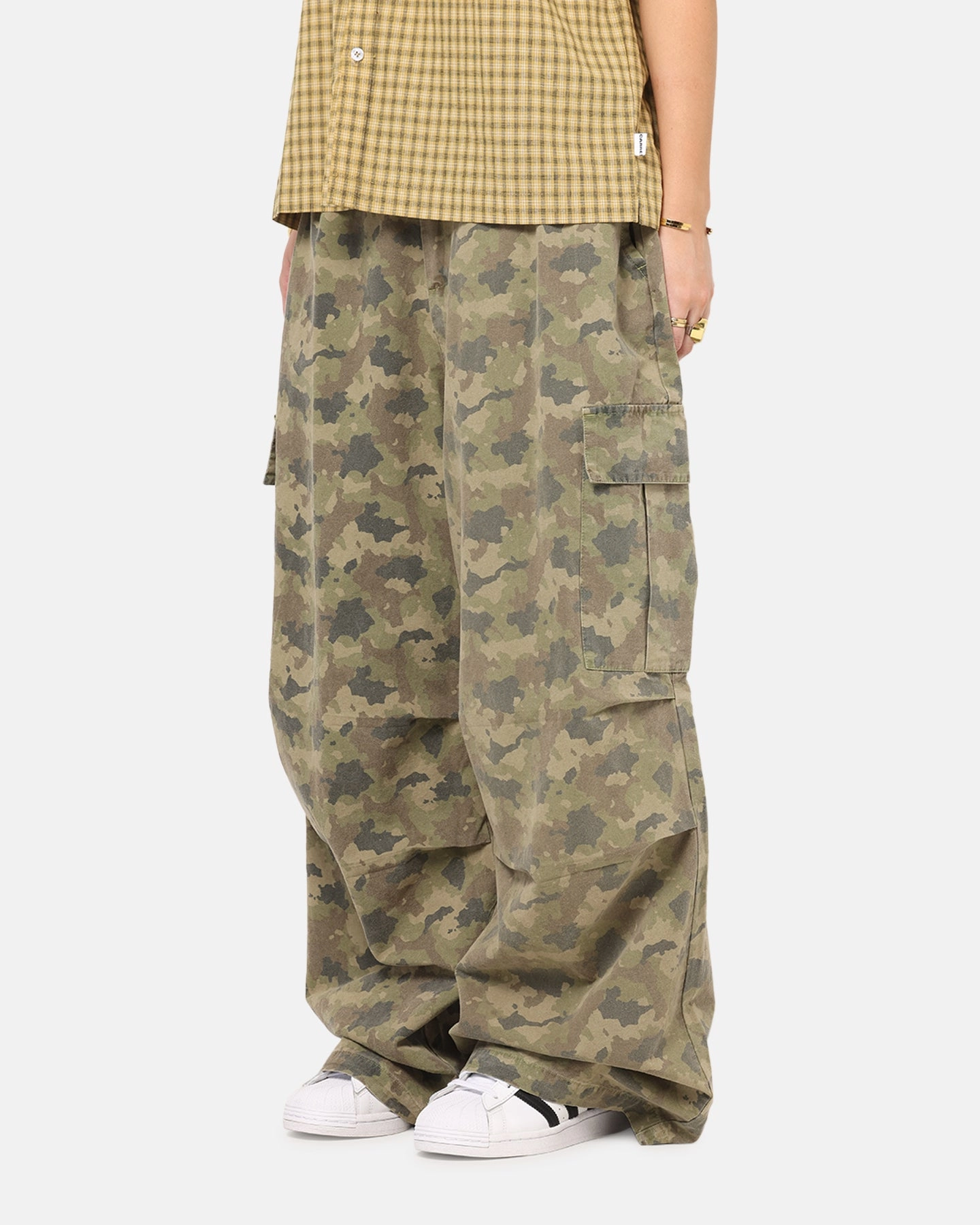 Carre Baggy Cargo Pants Camo Athletic Fit