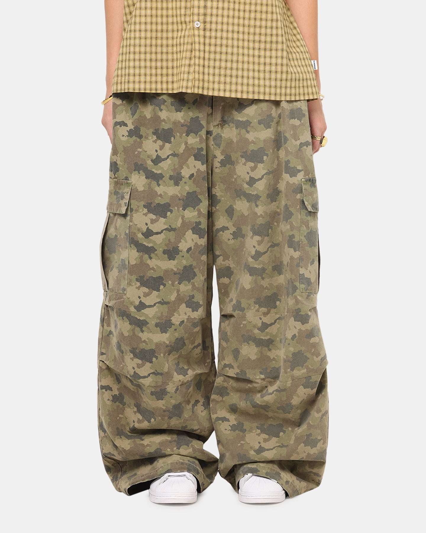 Carre Baggy Cargo Pants Camo Relax Mode Comfy Style